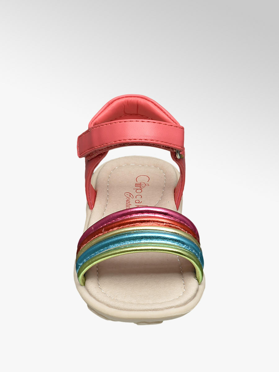 girls rainbow sandals