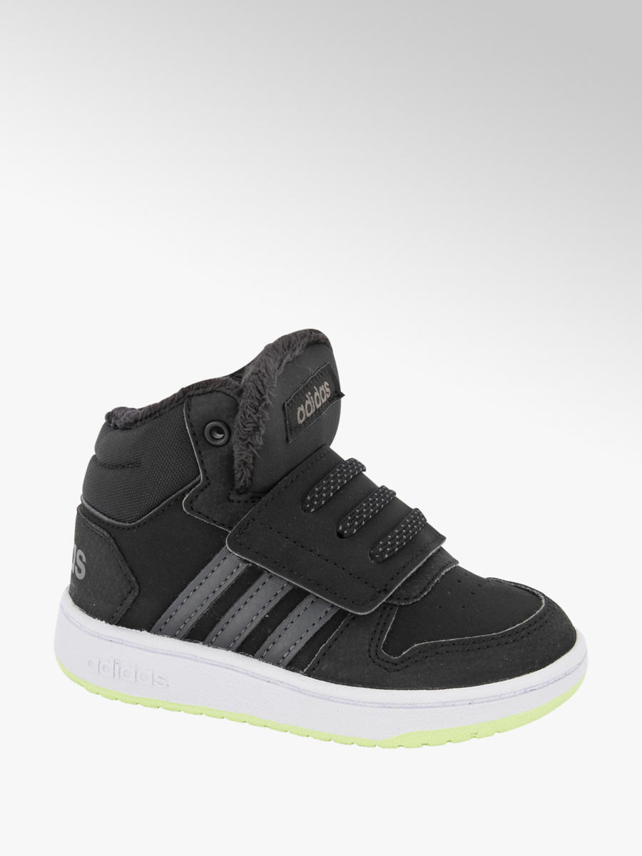 Czarne Sneakersy Dzieciece Adidas Hoops Mid 2 0 18021302 Deichmann Com