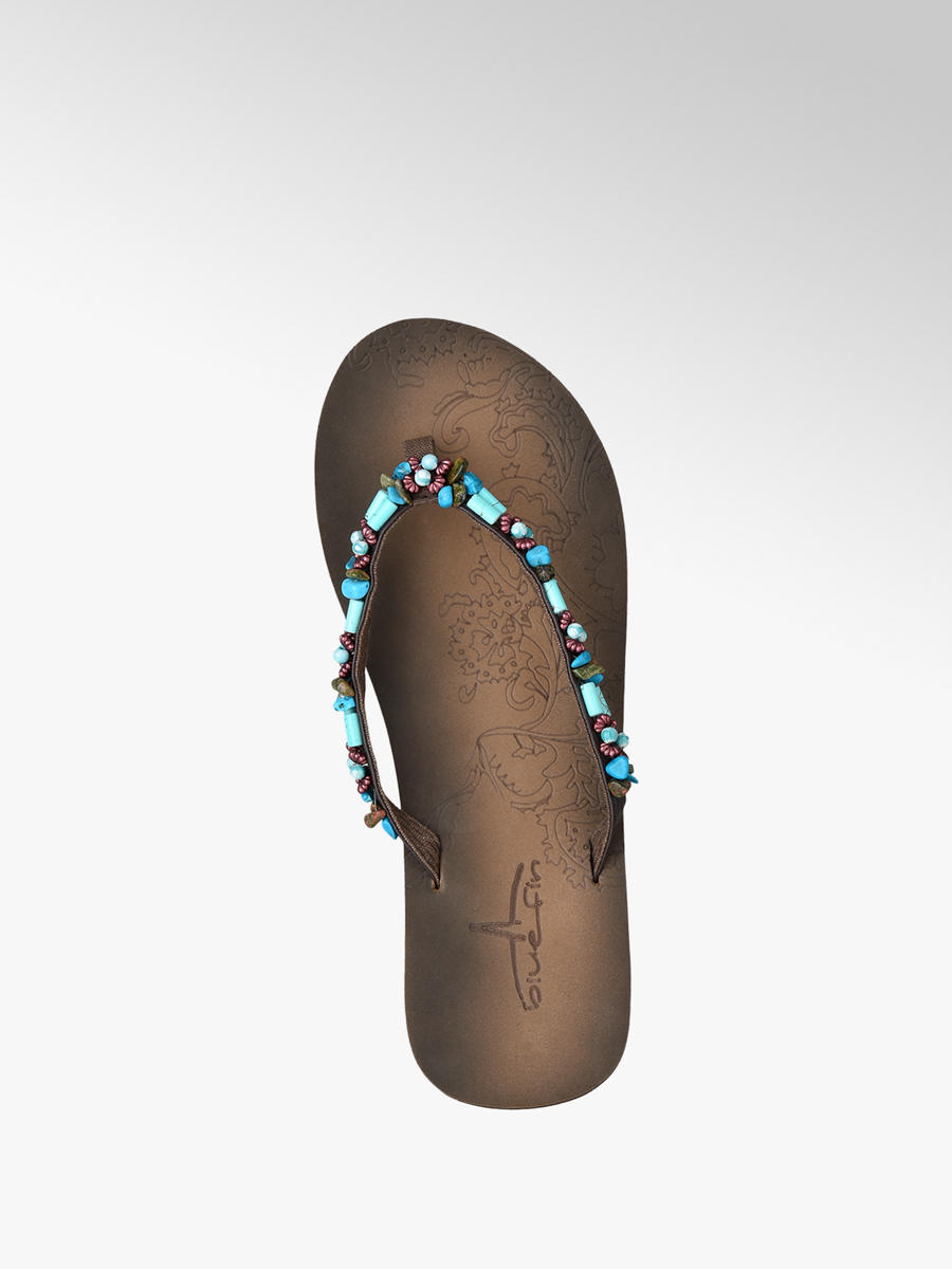 blue fin flip flops amazon