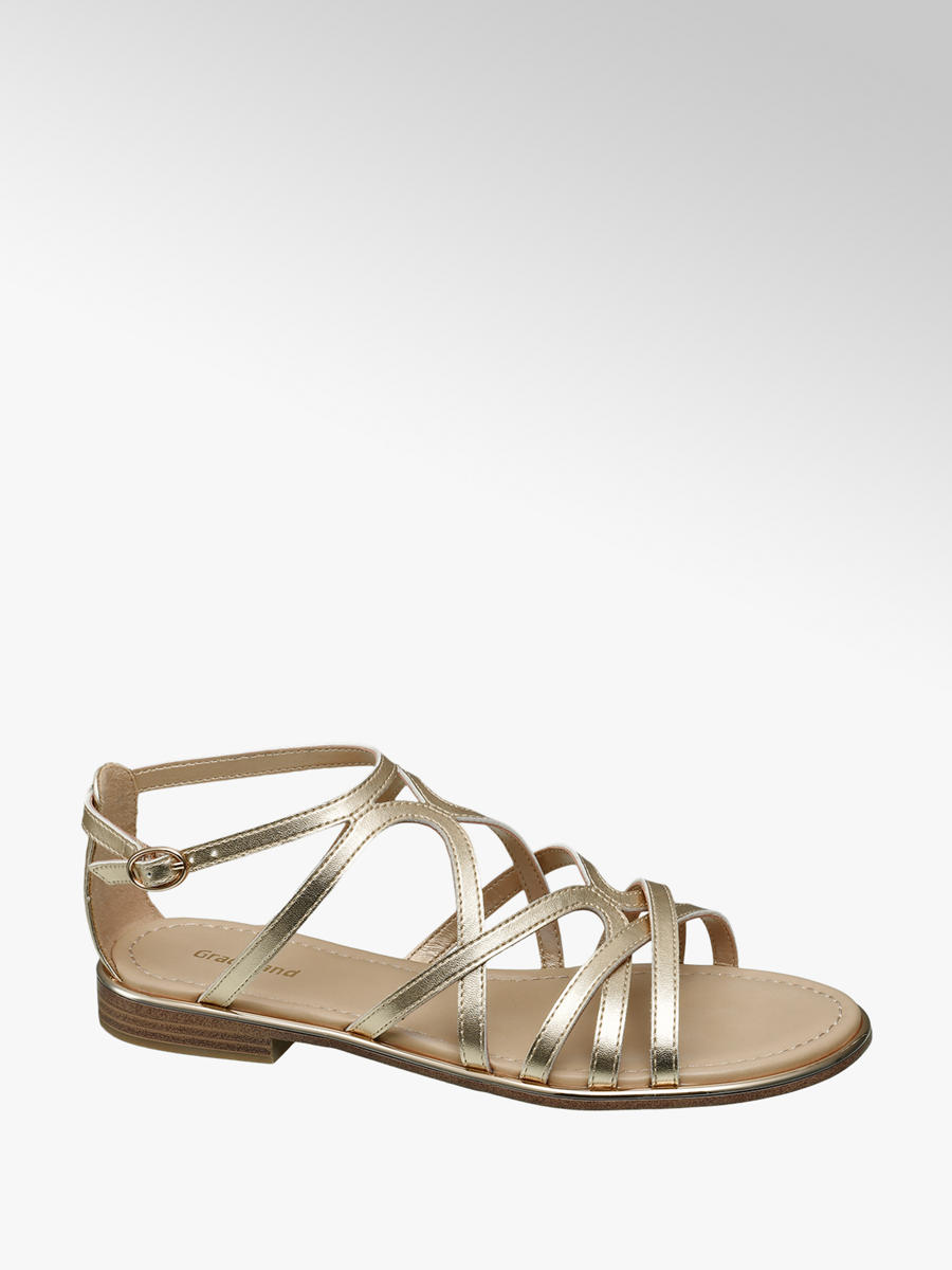 Damen Sandalen Von Graceland In Gold Deichmann Com