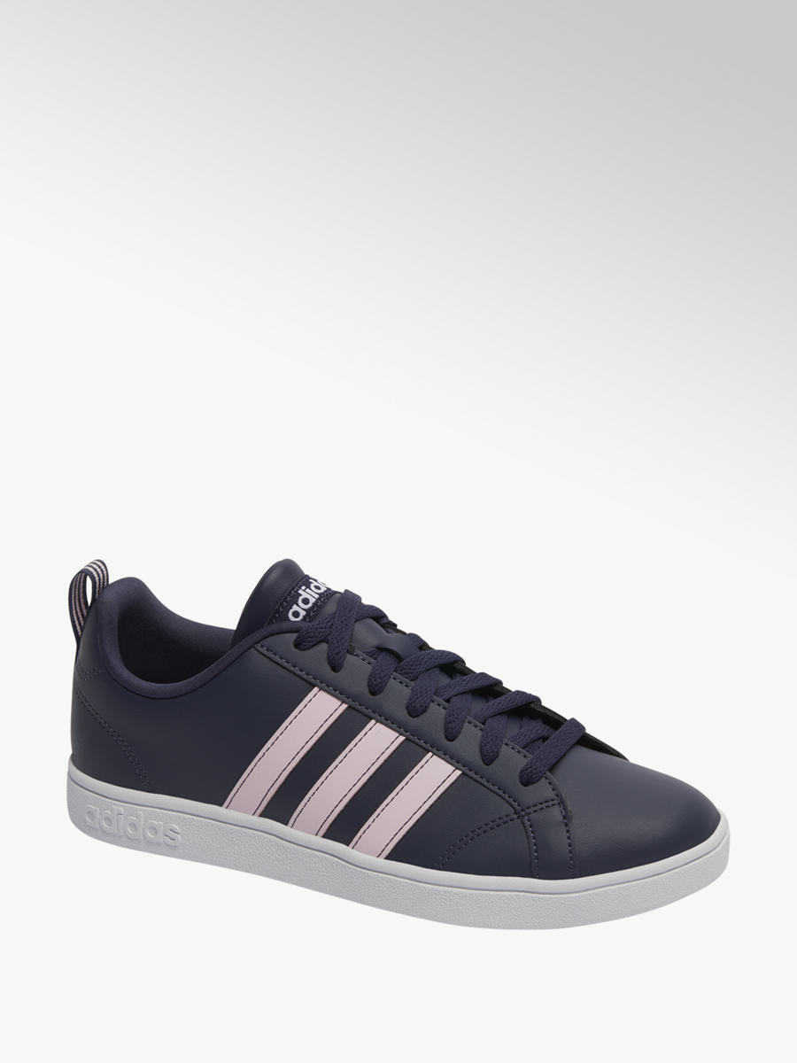 donkerblauwe adidas sneakers