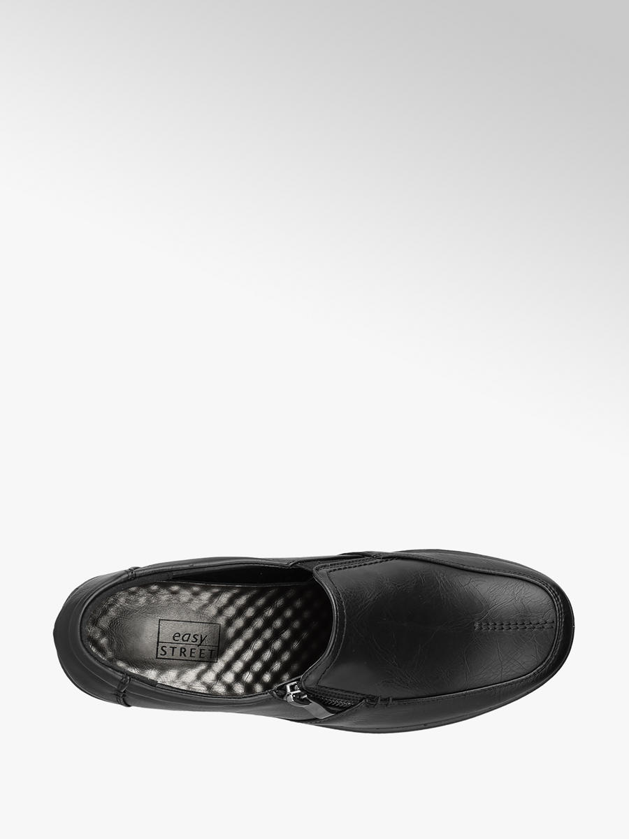Ladies Comfort Slip-On Shoes Black 