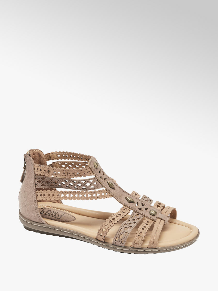 Ladies' Tan Gladiator Sandals | Deichmann