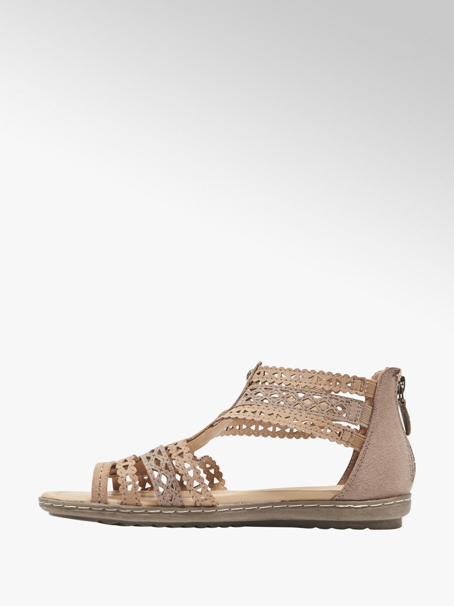Ladies' Tan Gladiator Sandals | Deichmann