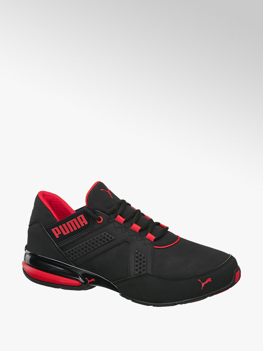 puma schwarz rot