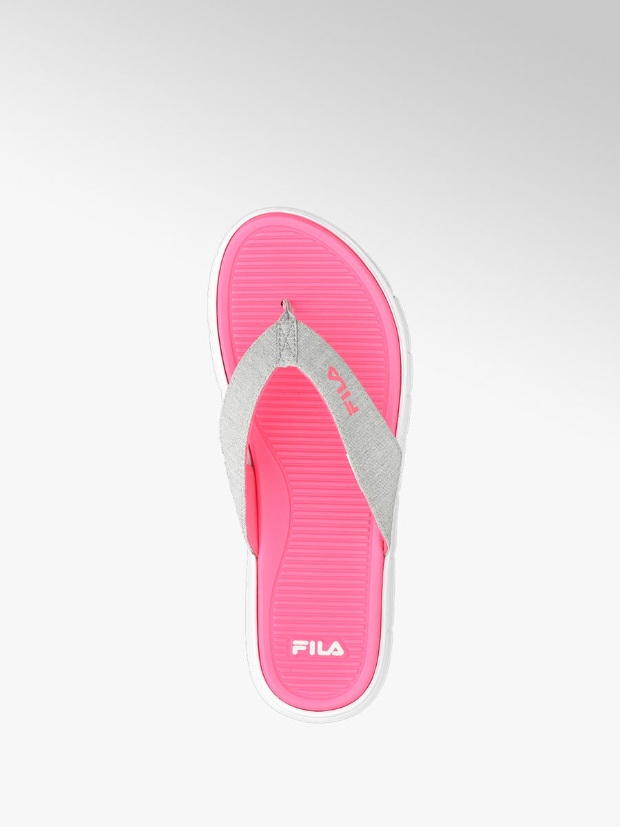 fila flip flops pink