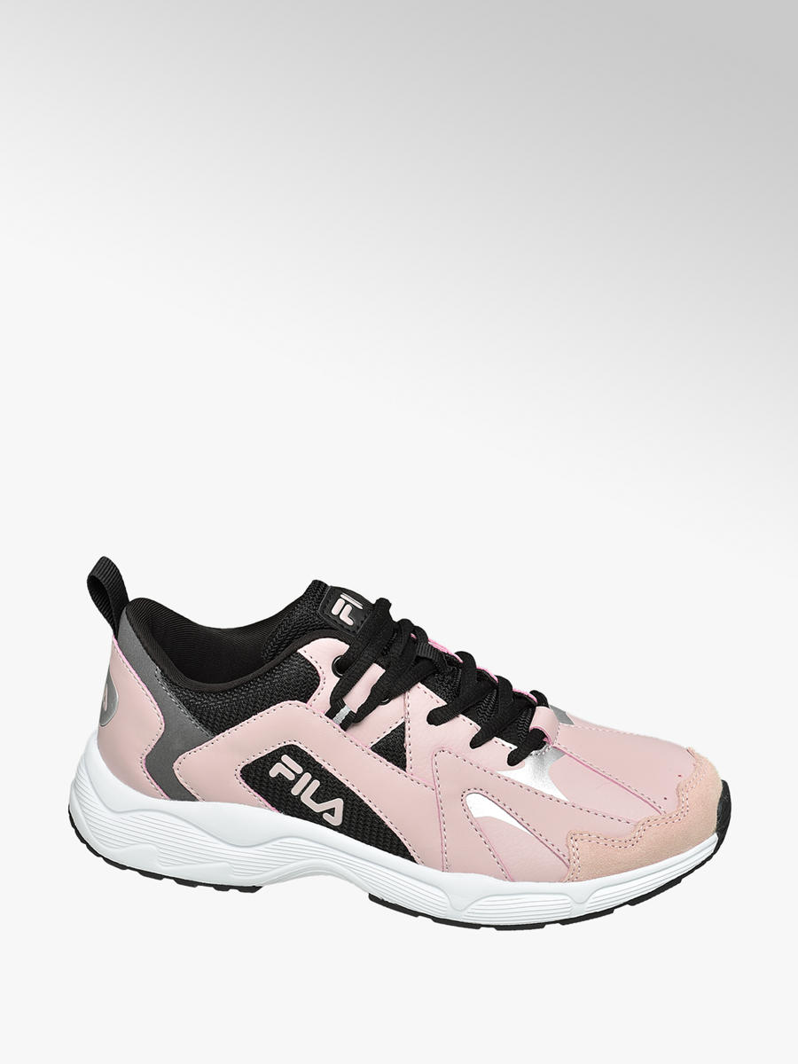 Fila Ladies' Pink and Black Lace-up 