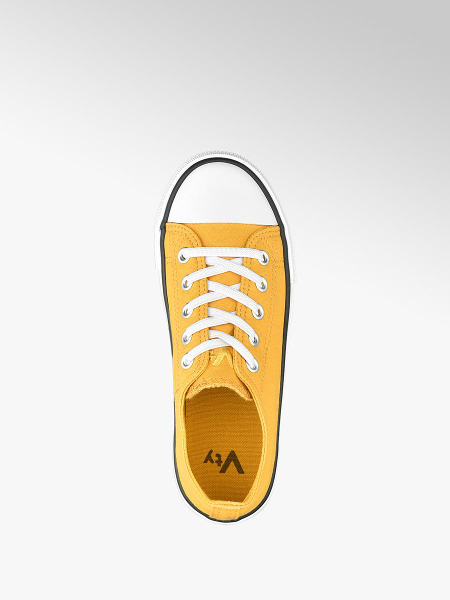 girls yellow trainers