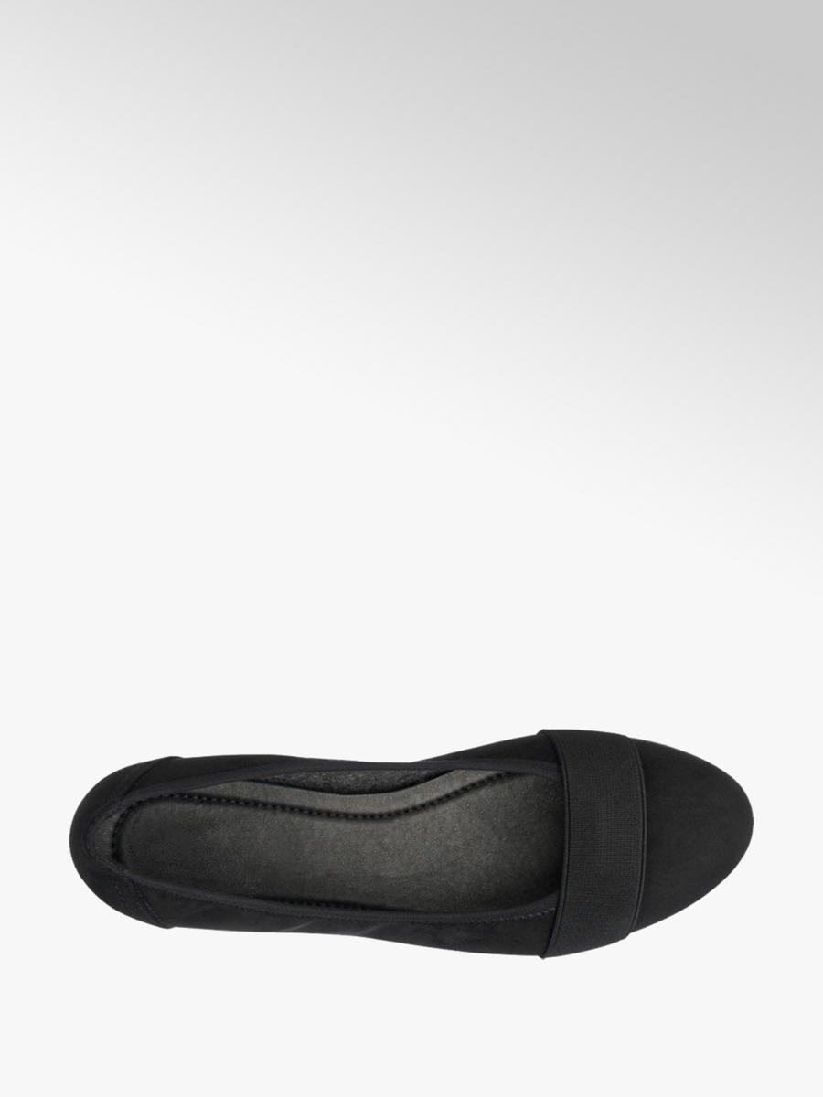 Black ballerina shoes uk clearance