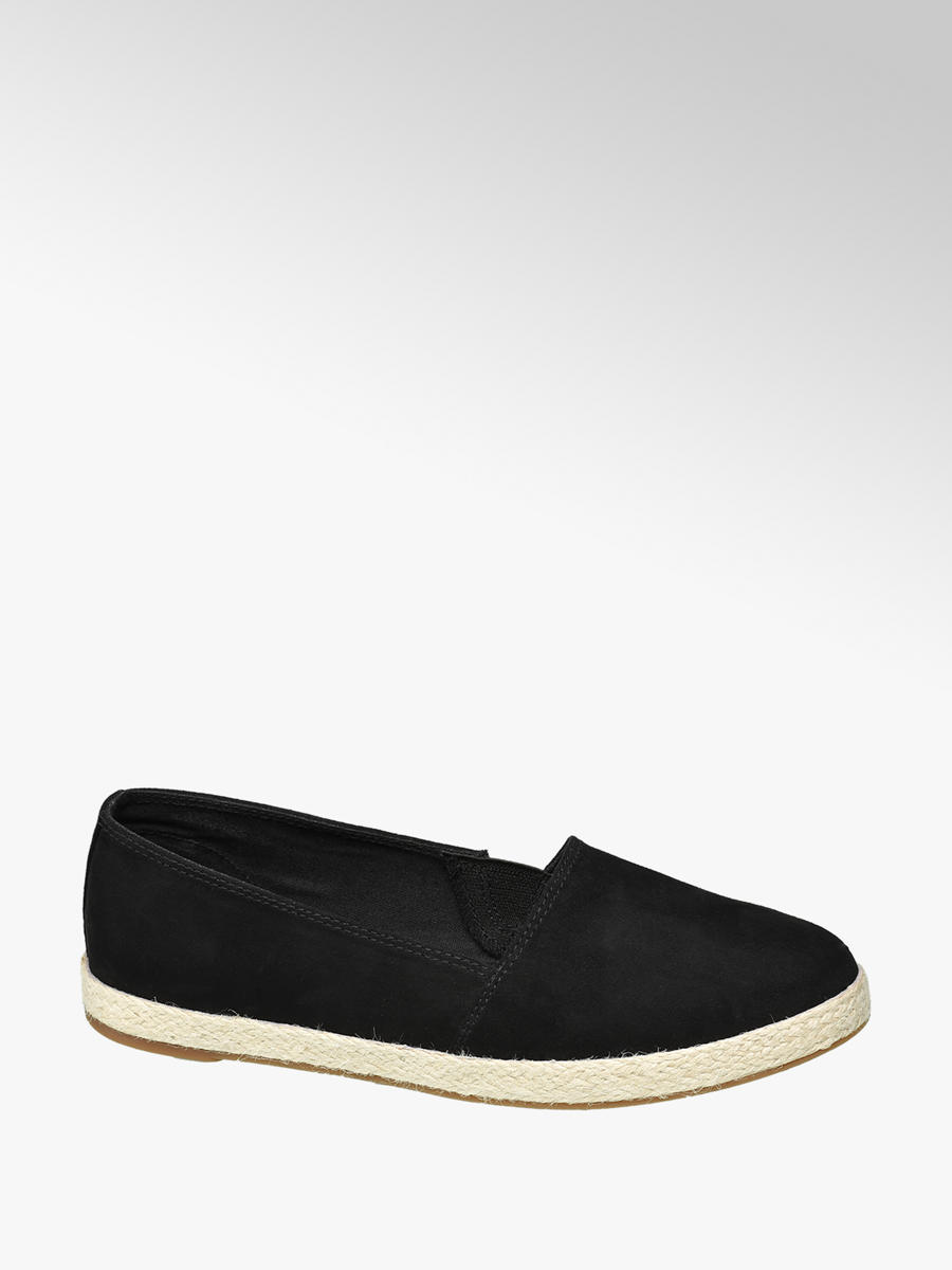 ladies black espadrilles