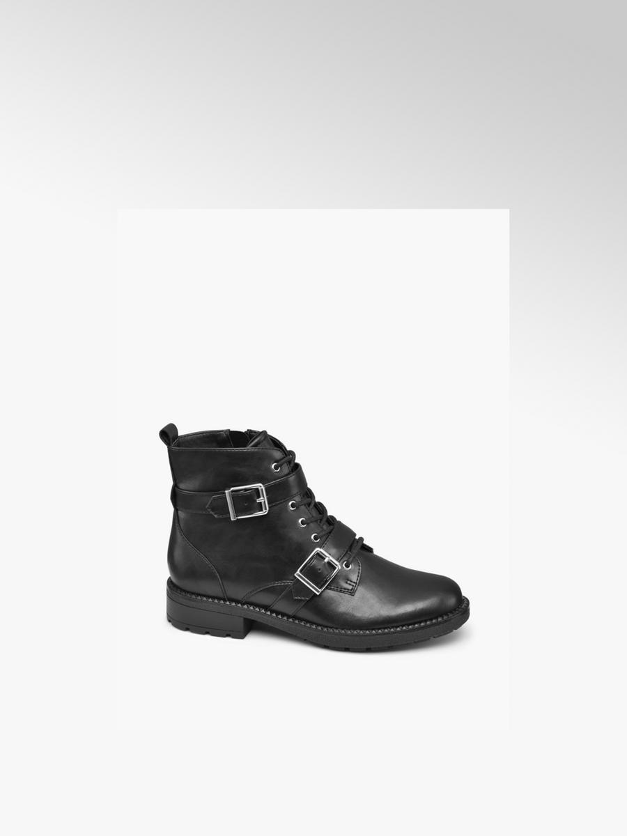 black ankle boots deichmann