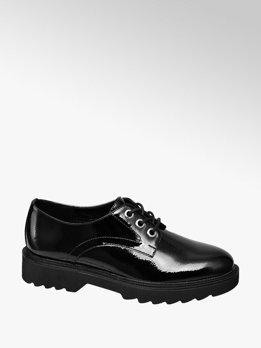 black patent trainers ladies