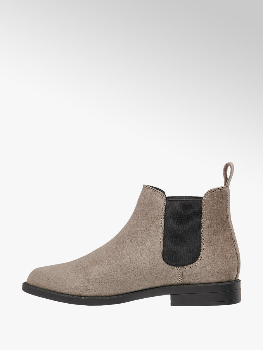 ladies grey suede chelsea boots