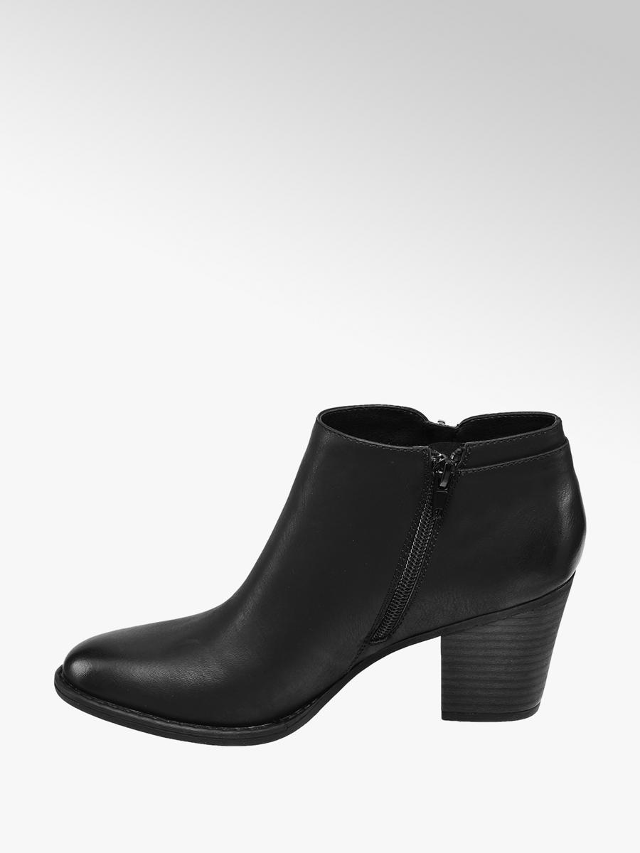 Graceland Ladies Heeled Ankle Boots Black | Deichmann