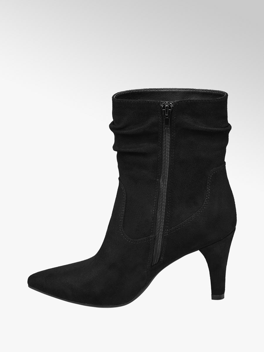 deichmann ladies black ankle boots