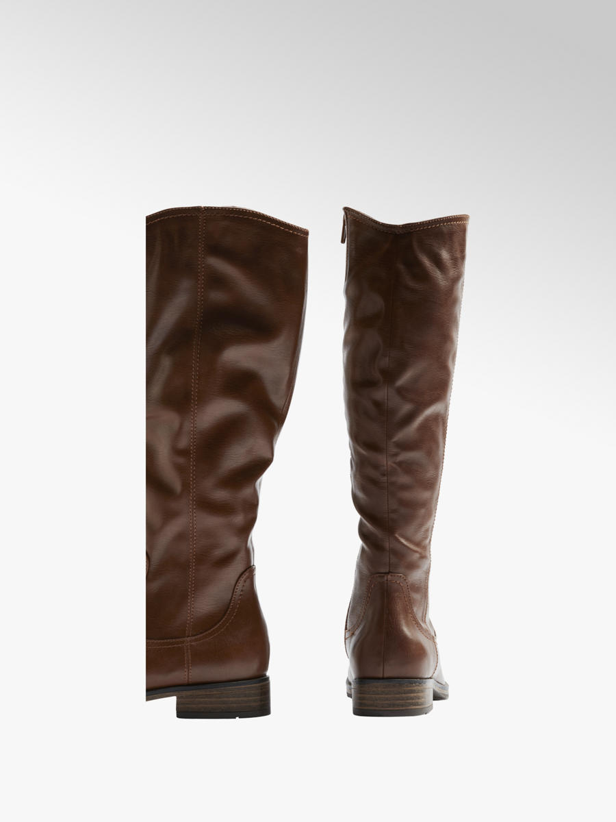 Graceland Ladies Long Leg Boots Brown | Deichmann