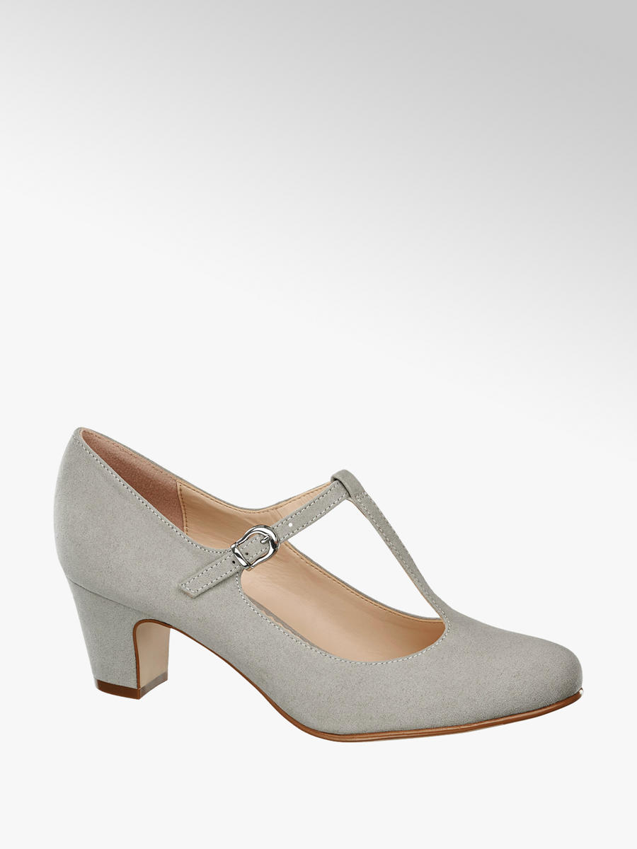 Graceland Damen Spangen Pumps beige Neu