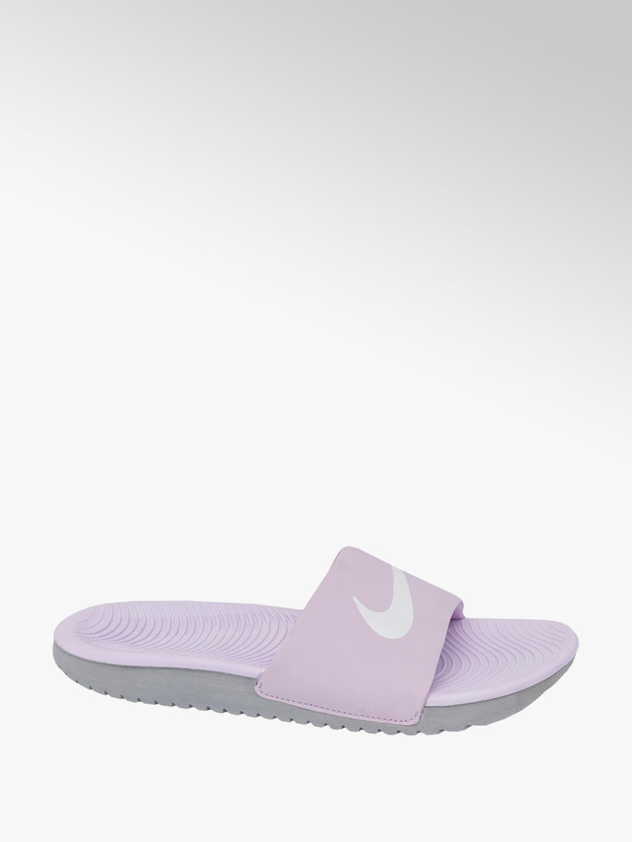 Junior Girls Nike Kawa Lilac Slides 
