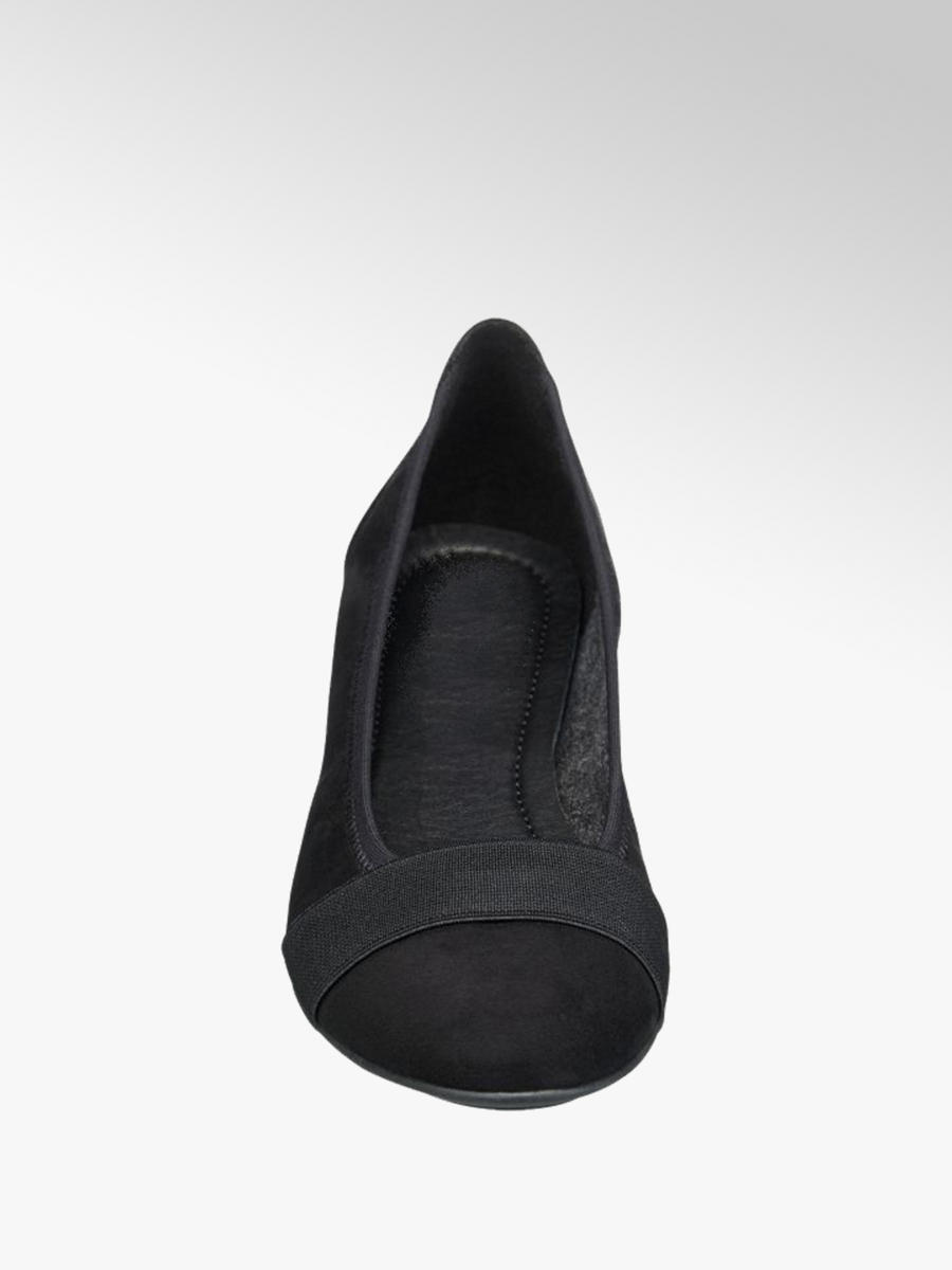 Ladies Ballerina Shoes in Black | Deichmann