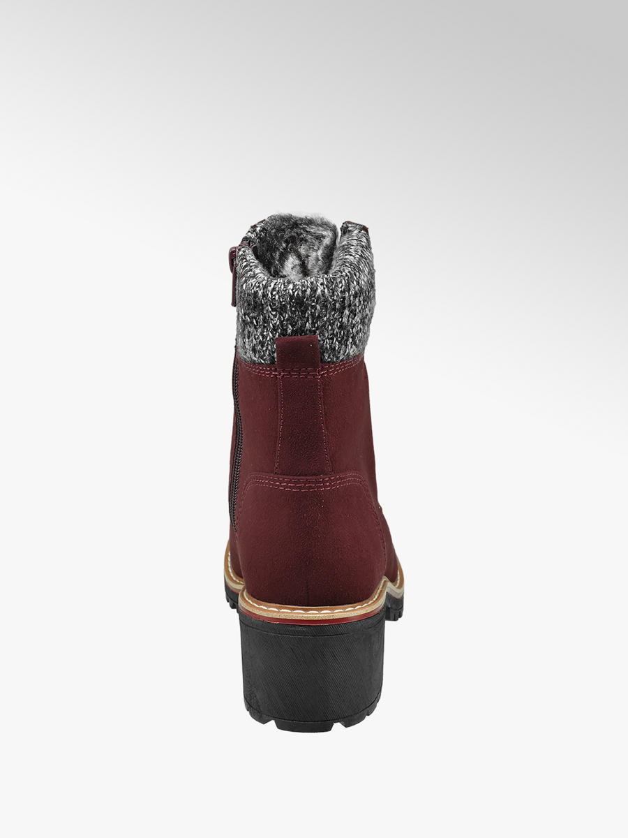 deichmann burgundy boots