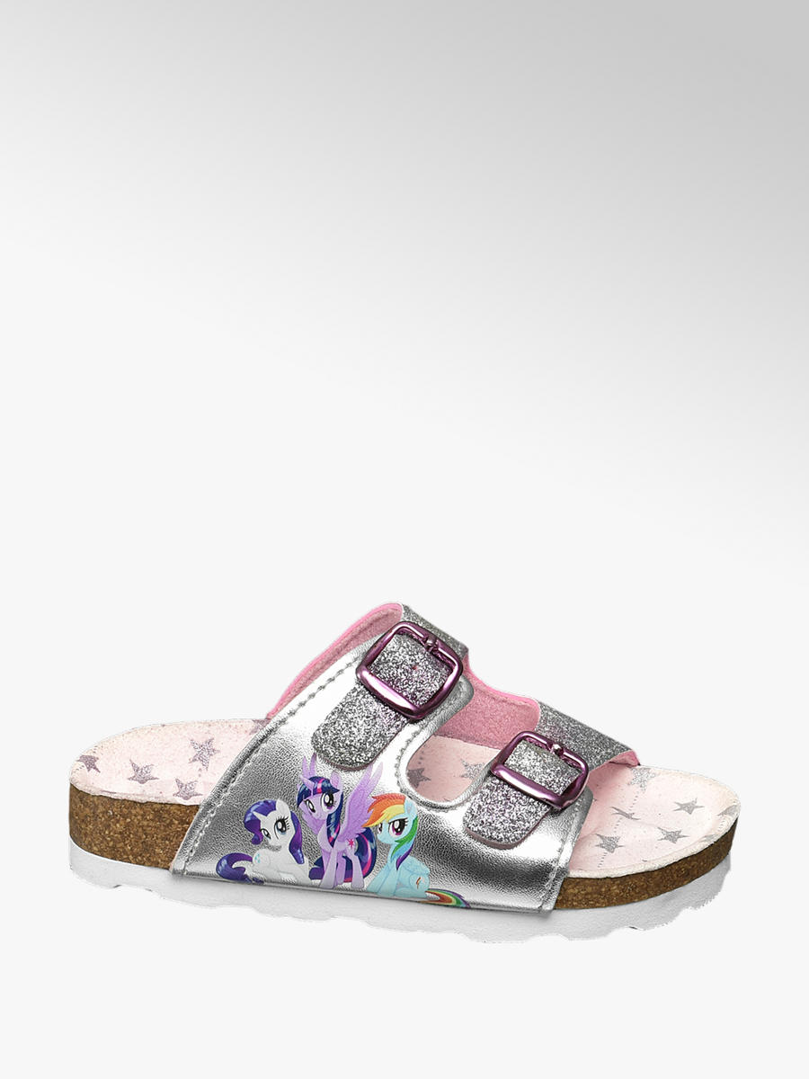 Madchen Hausschuh In Silber Von My Little Pony Gunstig Im Online