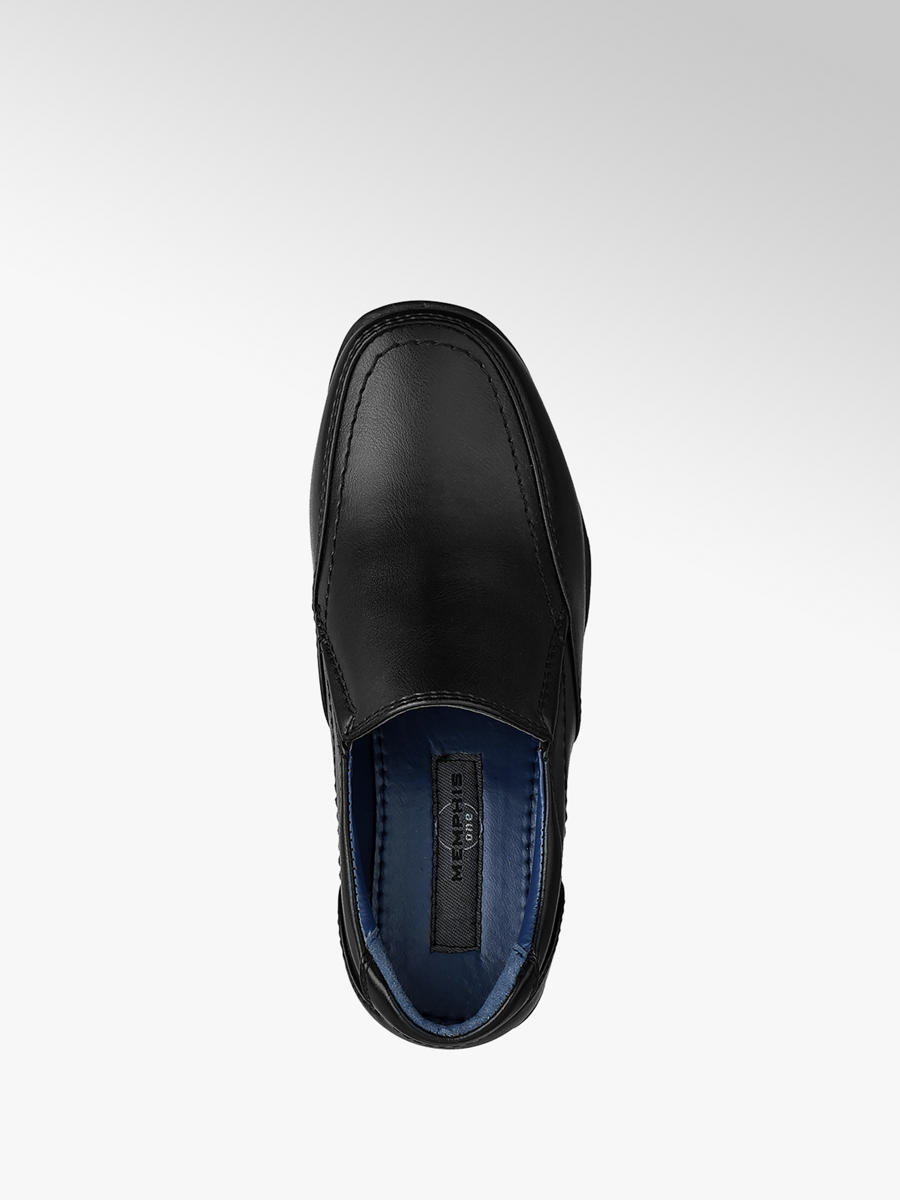 black slip on shoes school