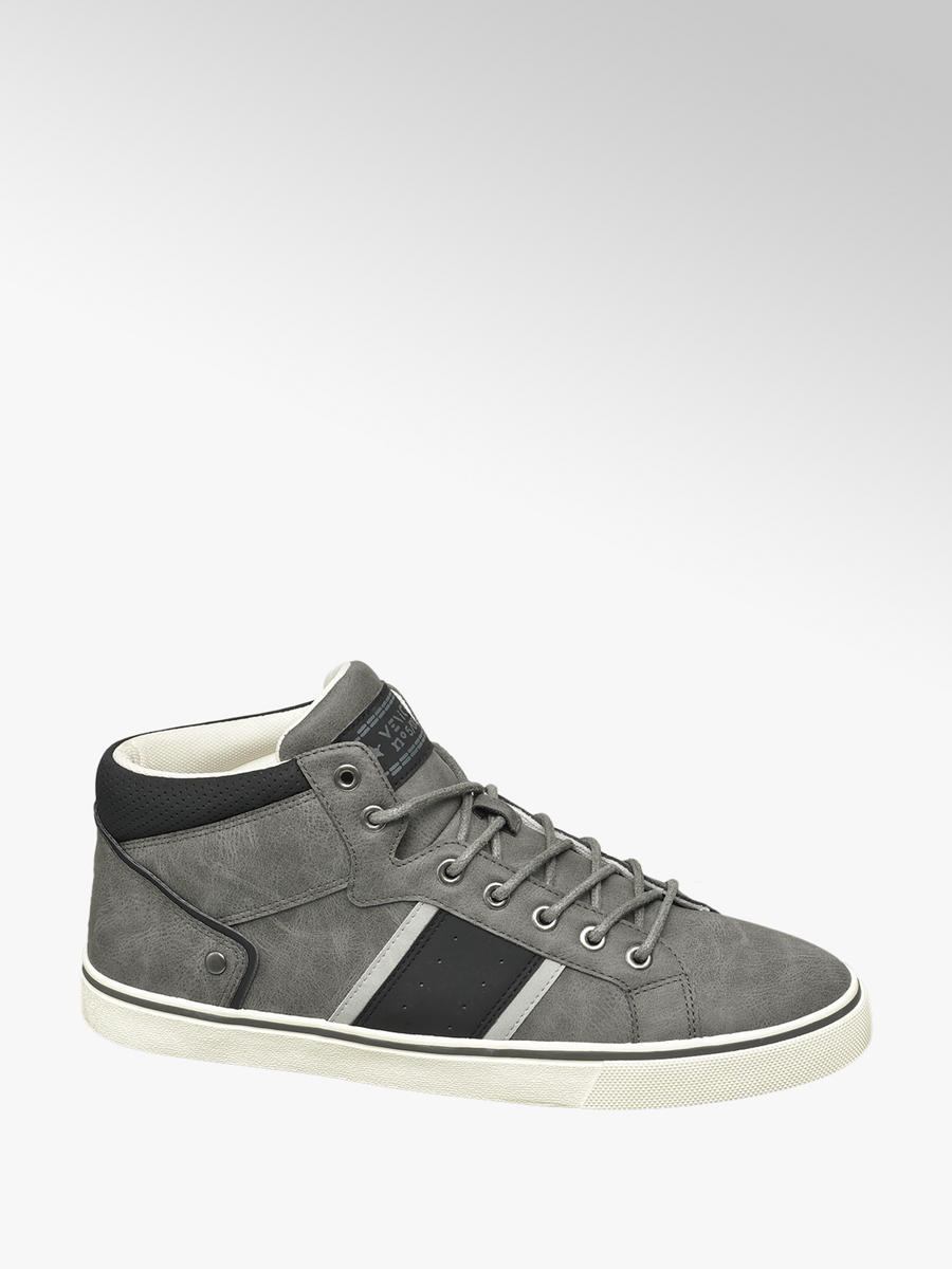 Mid Cut Casual Trainers Grey 