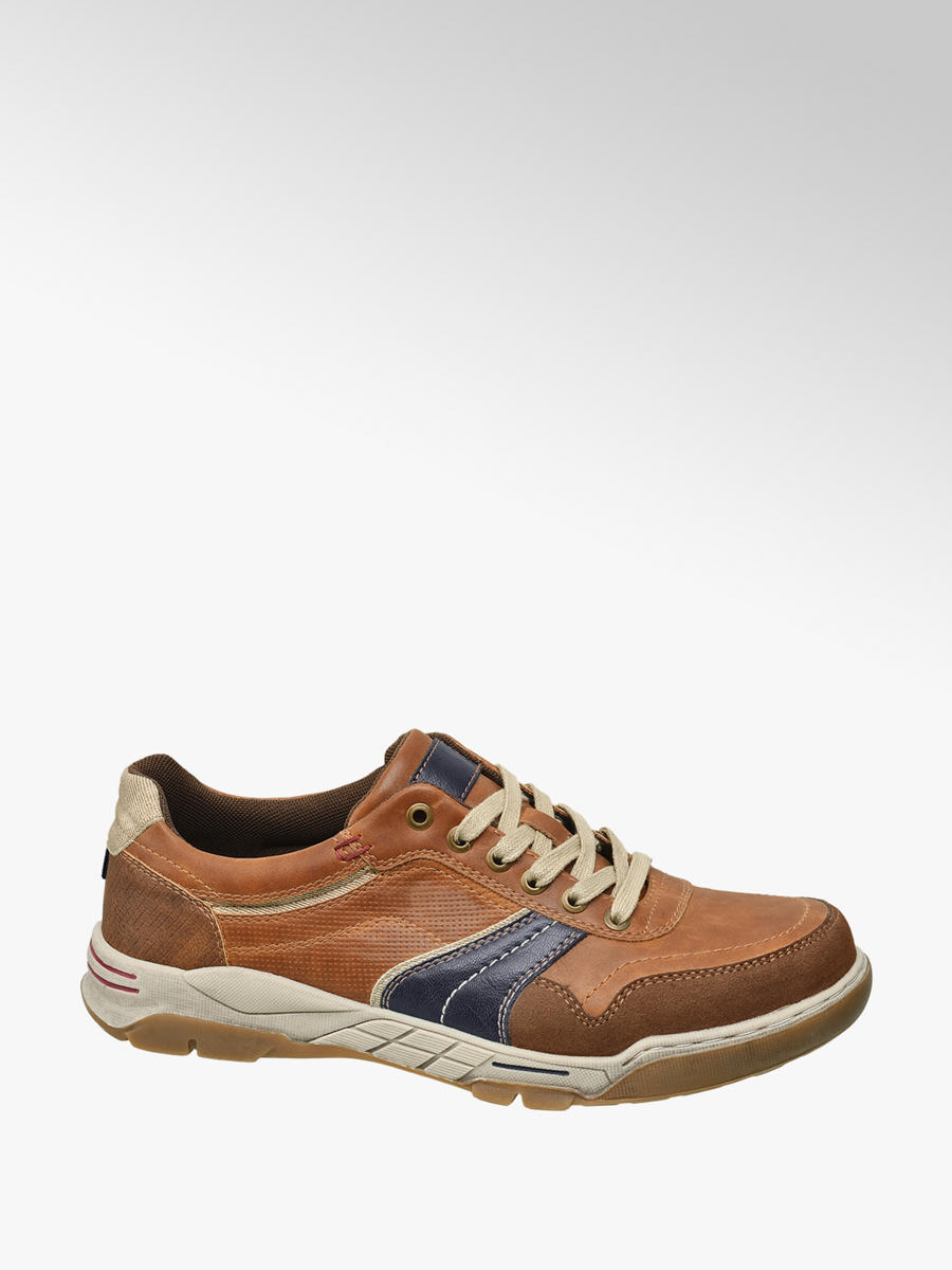 Memphis One Men S Casual Lace Up Shoes Tan Deichmann