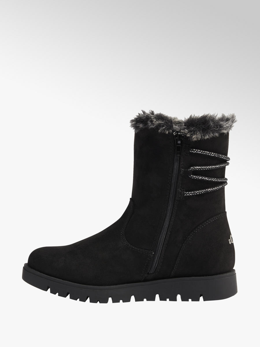 schlupfboots schwarz