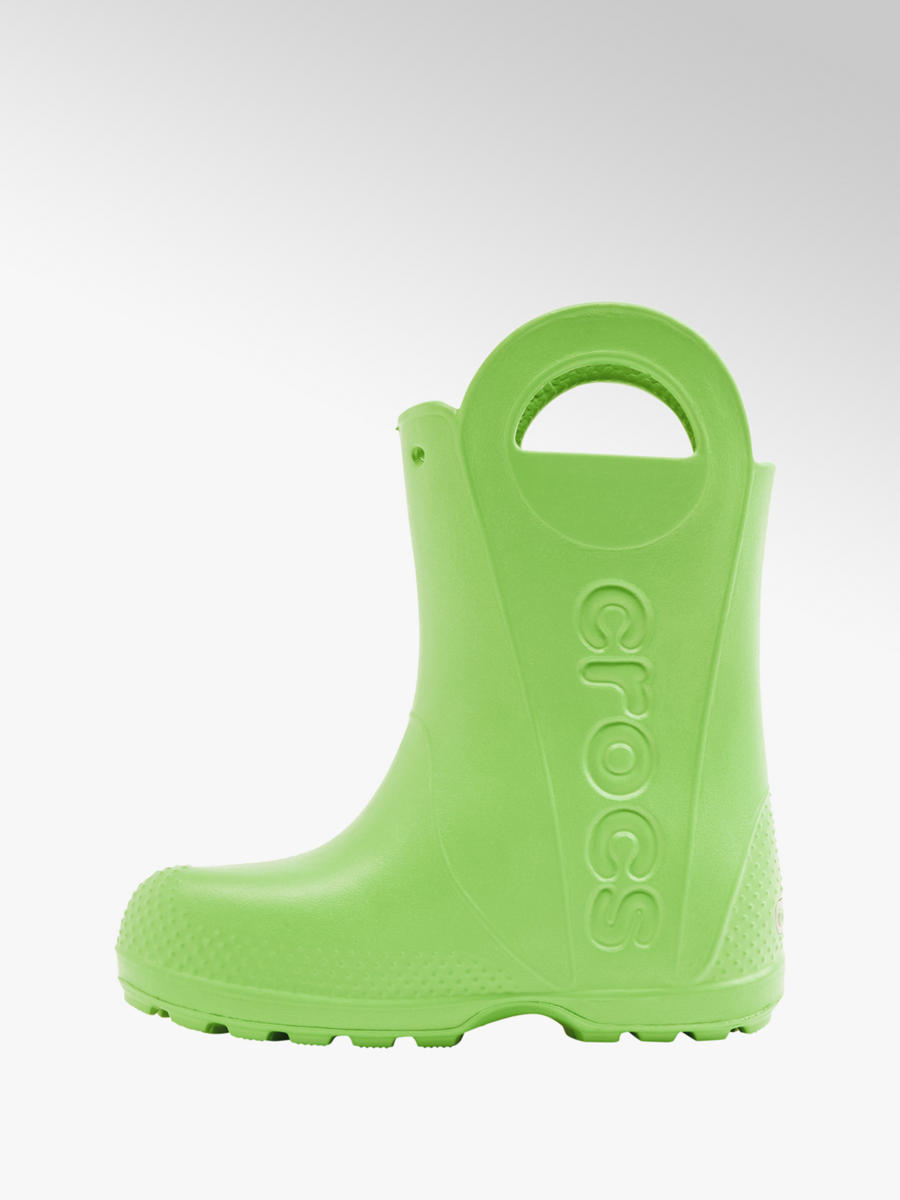 Crocs 12803A Handle It Rain Boot Rosa - Scarpe Stivali da pioggia Bambino  30,00 €