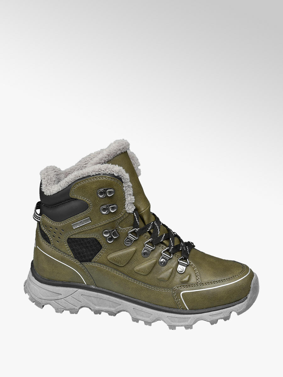 olive fila boots
