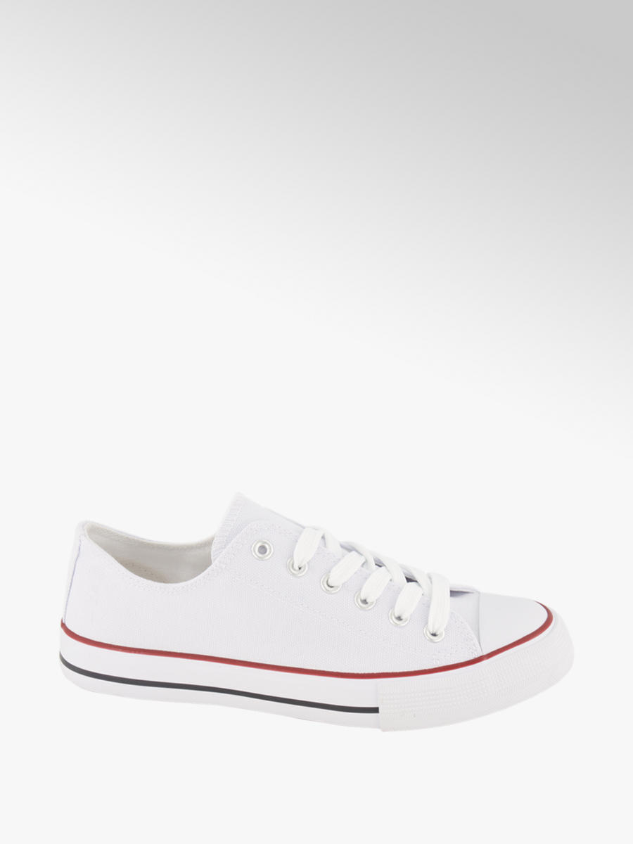 VTY Ladies Lace-up Canvas Trainers in 