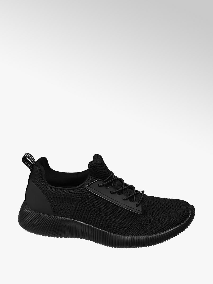 womens black lightweight trainers