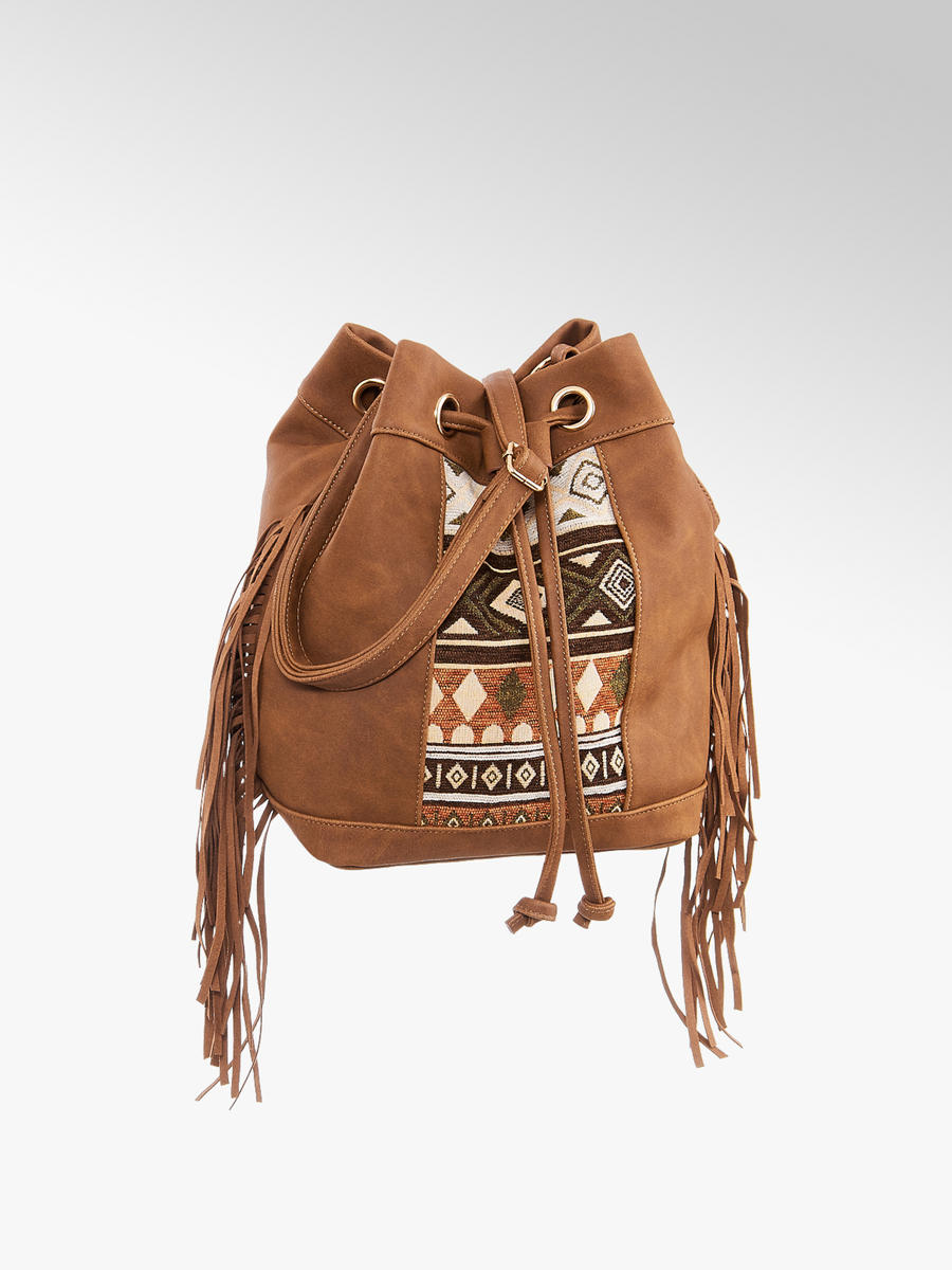 ladies tan cross body bag