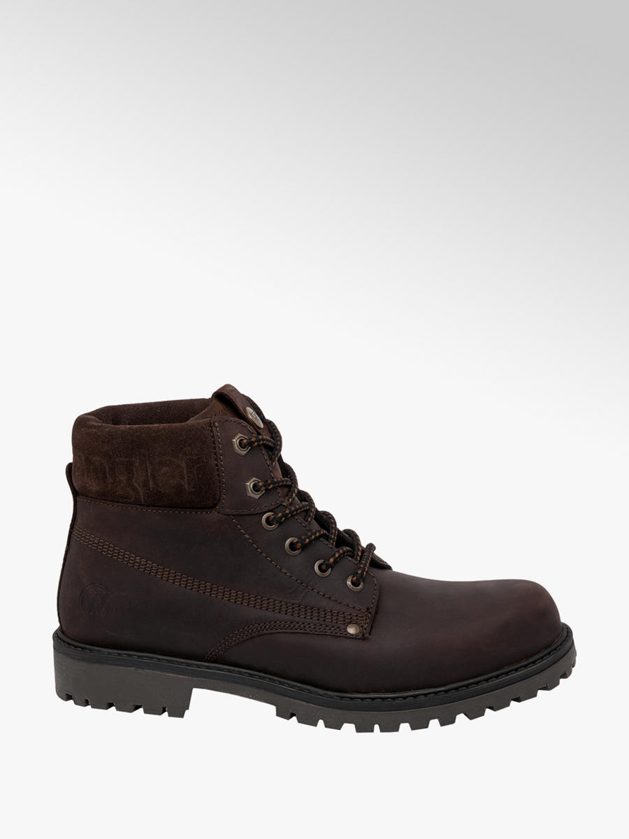 Arch Lace-up Boots Leather Brown 