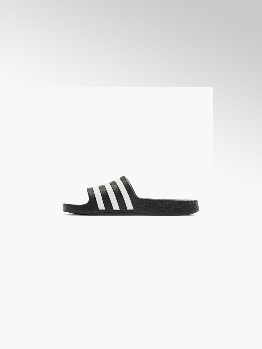 adidas Adiletten AQUA in Schwarz | DEICHMANN AT