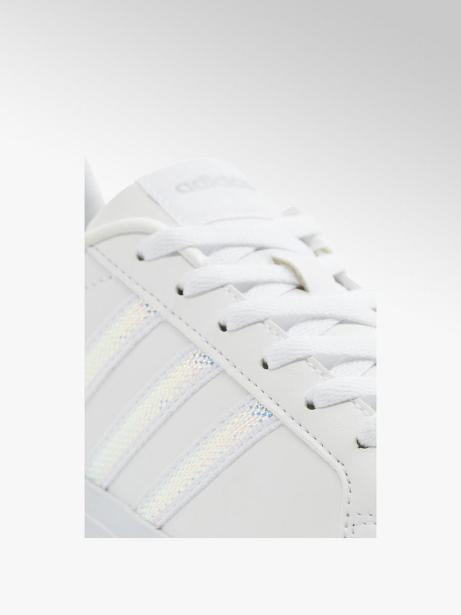 Compositor Joven brillo adidas Sneaker COURTPOINT X in Weiß mit Glitzer Details | DEICHMANN AT
