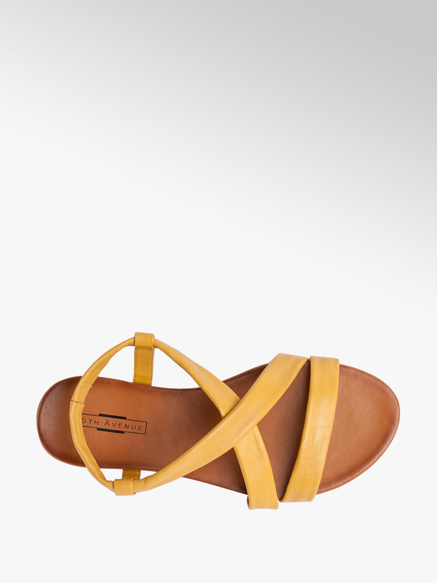 mustard sandals