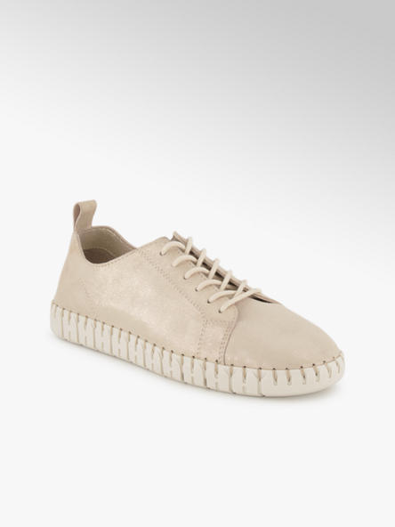 Varese Varese Haifa Damen Schnürschuh Beige