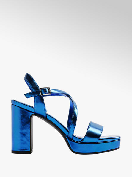 Catwalk High Heels in Blau