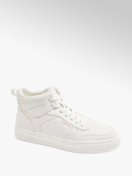 ESPRIT Mid Cut Sneaker in Weiß