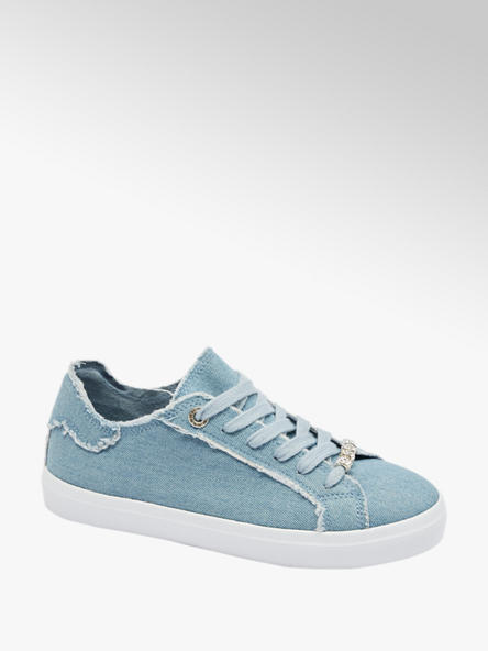 Graceland Leinen Sneaker in Blau