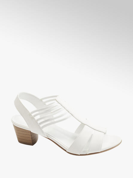Graceland Sling Sandaletten in Weiß