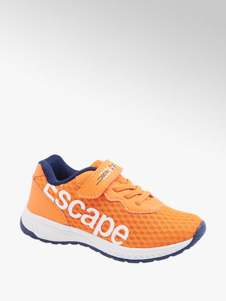 Bobbi-Shoes Oranžové tenisky na suchý zips Bobbi Shoes