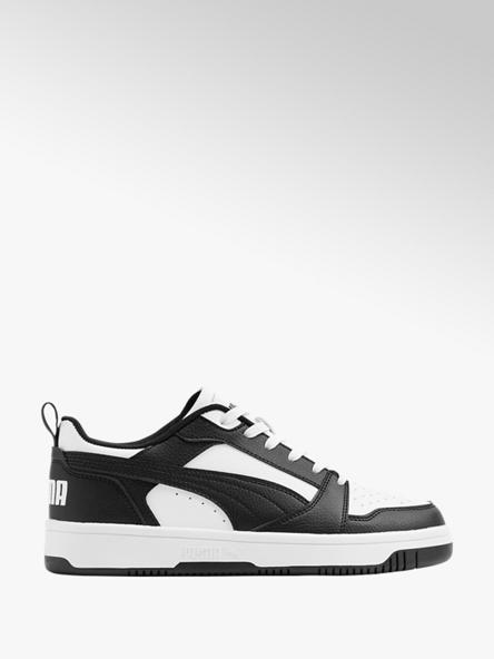 PUMA Sneaker REBOUND V6 LO JR in Schwarz-Weiß