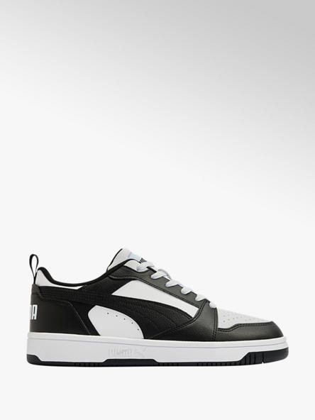 PUMA Sneaker Rebound v6 Low in Schwarz-Weiß