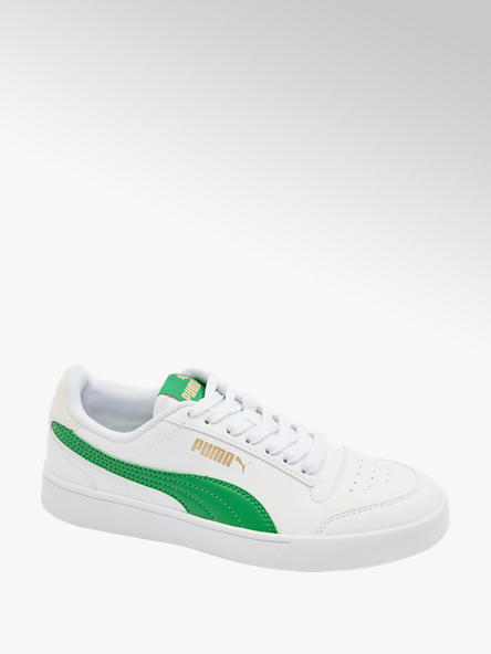 Puma Shuffle sneakersy młodzieżowe w kolorze biało-zielonym