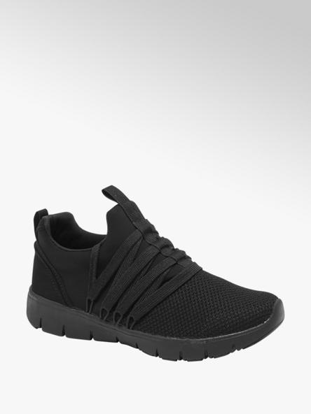 Graceland Sneaker in mesh nera