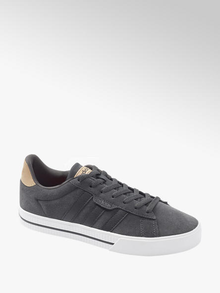 adidas Tmavosivé kožené tenisky Adidas Daily 3.0