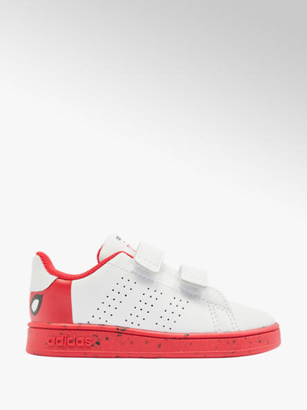 adidas biało-czerwone sneakersy dziecięce adidas ADVANTAGE SPIDERMAN CF I